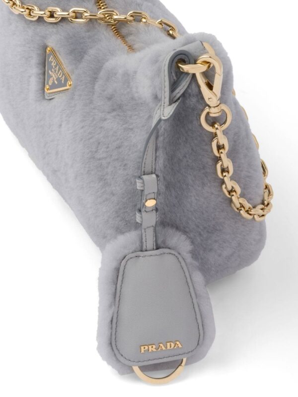 Prada  mini shearling shoulder bag - Image 5