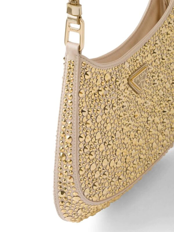 Prada  Cleo crystal-embellished shoulder bag - Image 3
