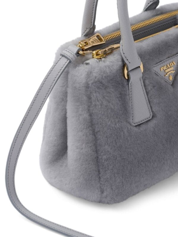 Prada Galleria shearling mini bag - Image 4