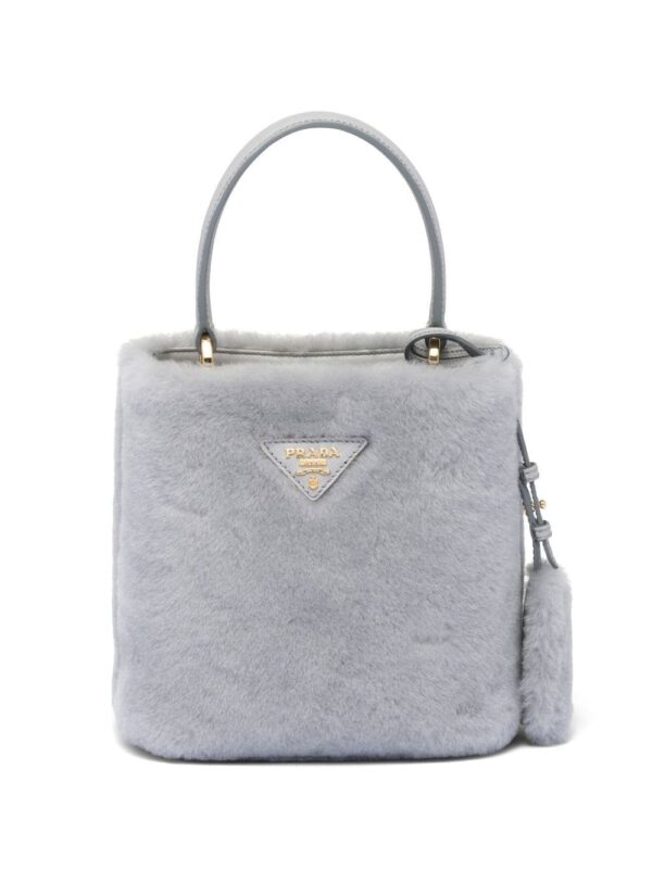 Prada Panier shearling mini-bag