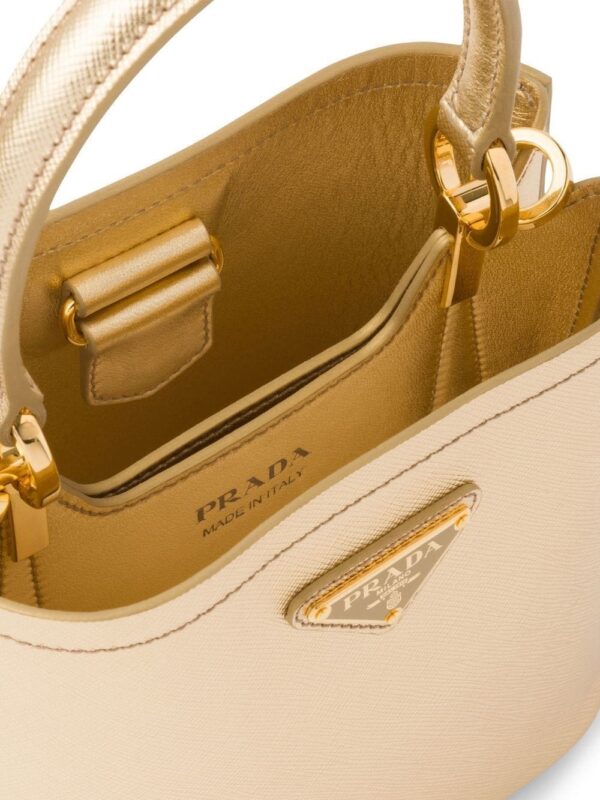 Prada mini Panier Saffiano leather tote bag - Image 5