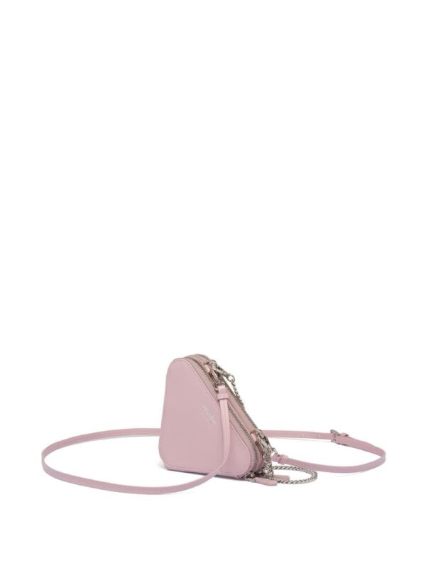 Prada mini Triangle crystal-embellished crossbody bag - Image 2