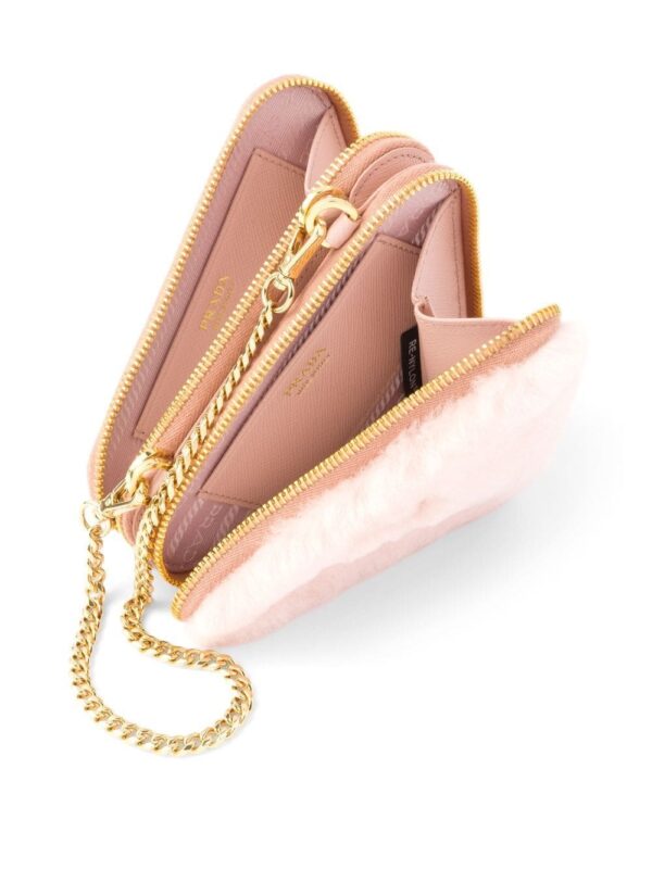 Prada mini shearling crossbody bag - Image 5
