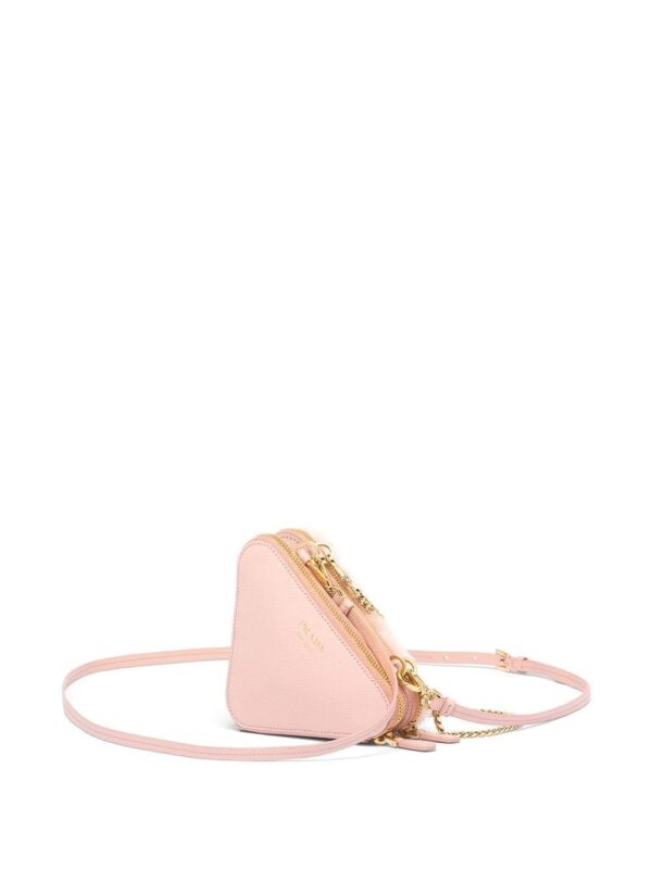 Prada mini shearling crossbody bag - Image 3