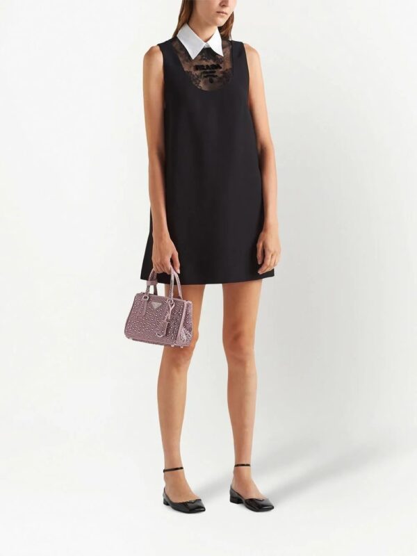 Prada  mini Galleria crystal-embellished tote bag - Image 2