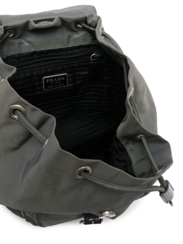 Prada Pre-Owned triangle logo drawstring backpack - Image 5