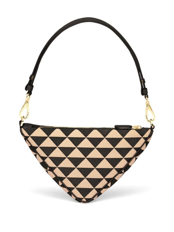 Prada embroidered jacquard mini bag - Image 3