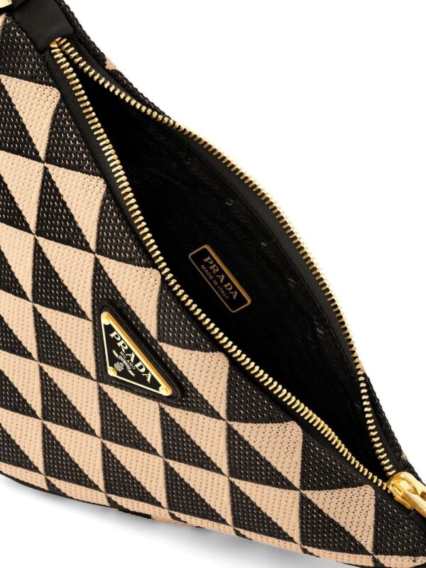 Prada embroidered jacquard mini bag - Image 5