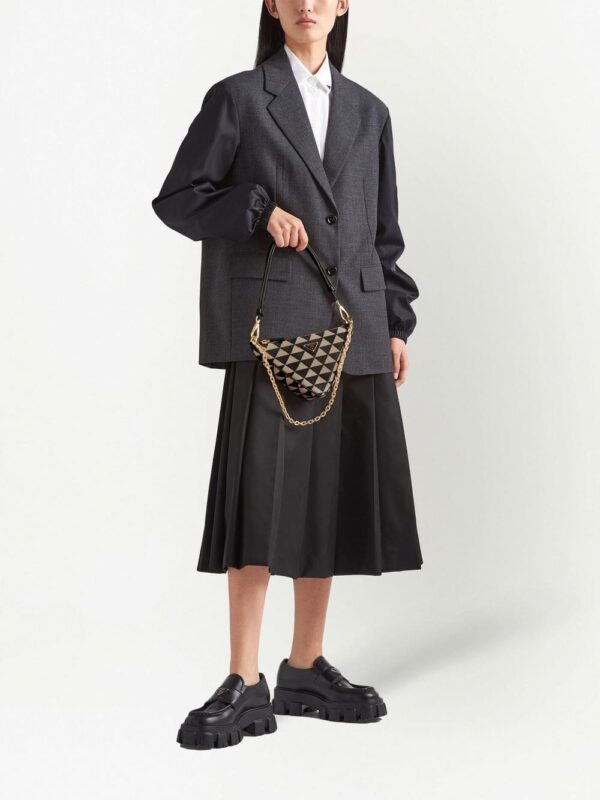 Prada embroidered jacquard mini bag - Image 2