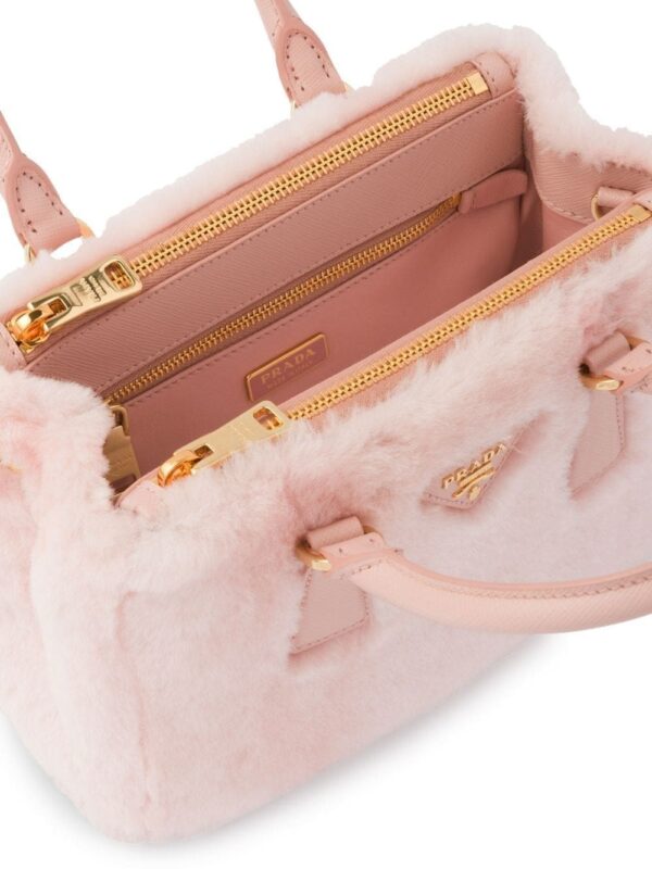 Prada Galleria shearling mini bag - Image 5