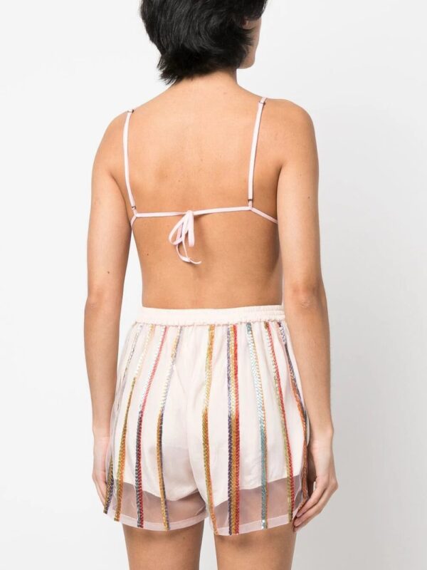 Forte Forte  beaded ruffle triangle bra - Image 4