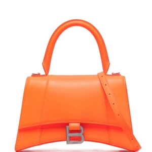 Balenciaga Hourglass small leather top handle bag