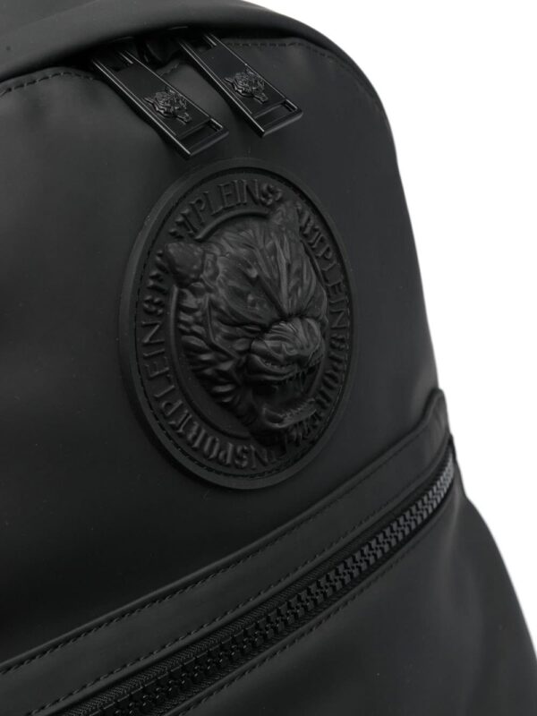 Plein Sport Boston debossed-logo detail backpack - Image 4