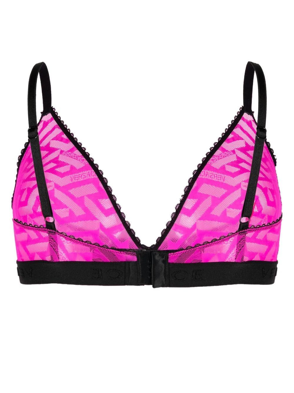 Versace La Greca tulle bralette - Image 2