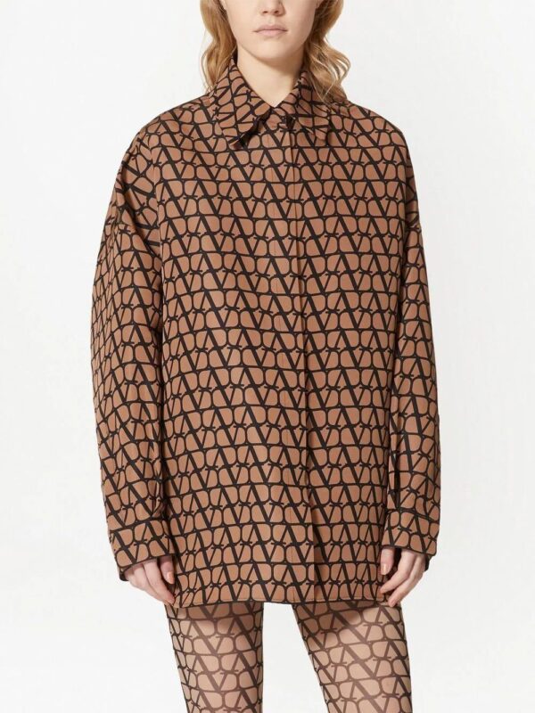 Valentino Garavani  toile Iconograph oversized shirt - Image 3