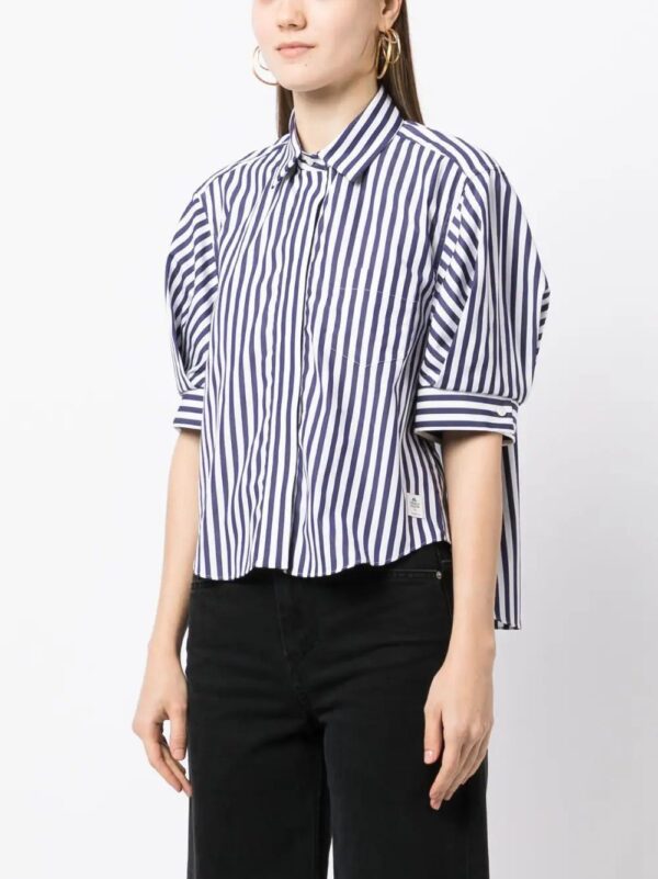 sacai  striped cotton shirt - Image 3
