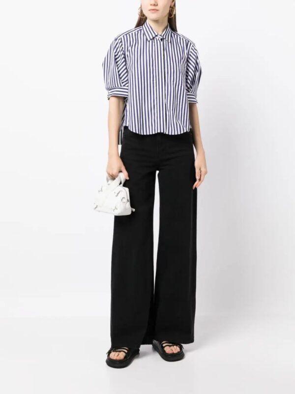sacai  striped cotton shirt - Image 2