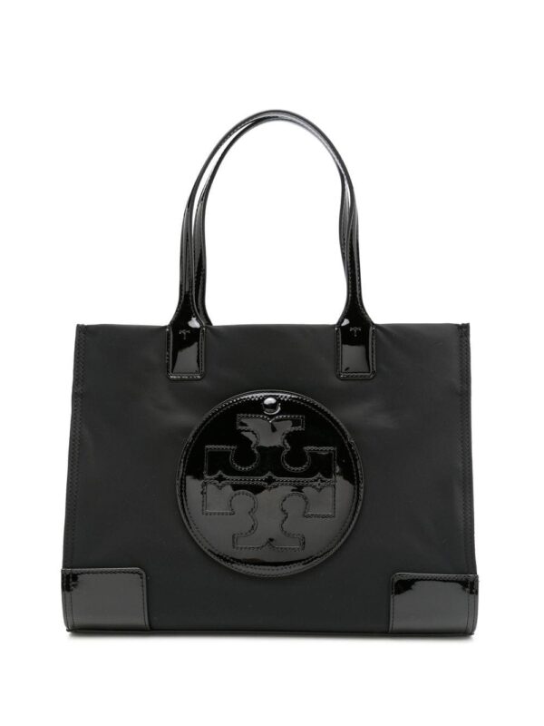 Tory Burch Ella small patent-detail tote bag