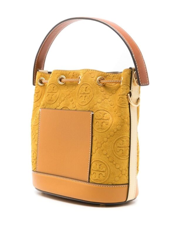 Tory Burch T monogram embossed bucket bag - Image 3