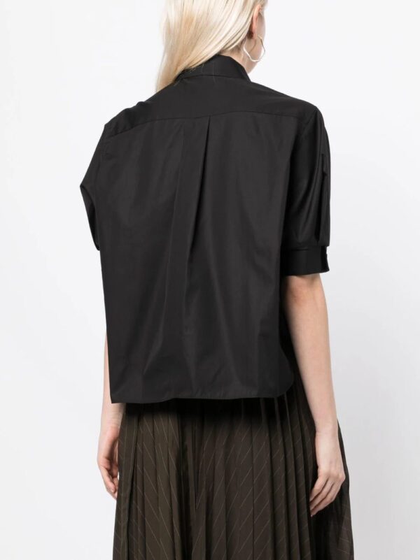 sacai  short-sleeve cotton shirt - Image 4