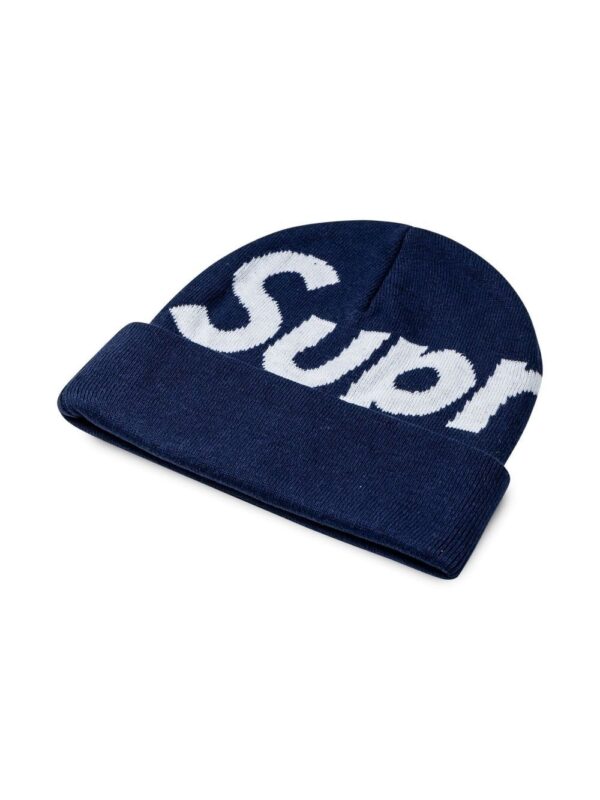 Supreme Big Logo knitted beanie - Image 3