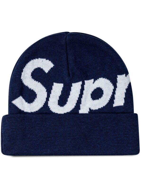 Supreme Big Logo knitted beanie