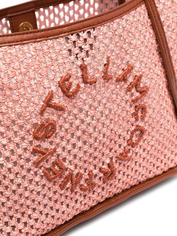 Stella McCartney Stella Logo embroidered tote bag - Image 4