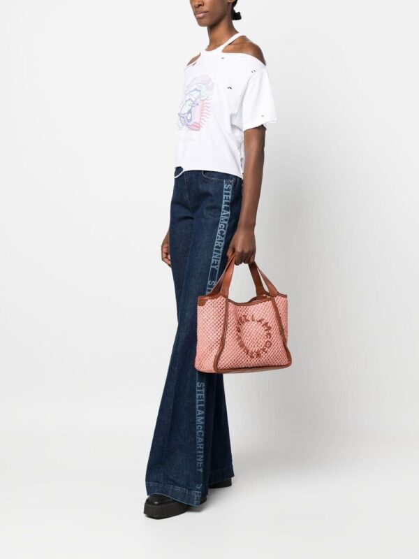 Stella McCartney Stella Logo embroidered tote bag - Image 2