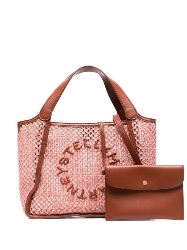 Stella McCartney Stella Logo embroidered tote bag