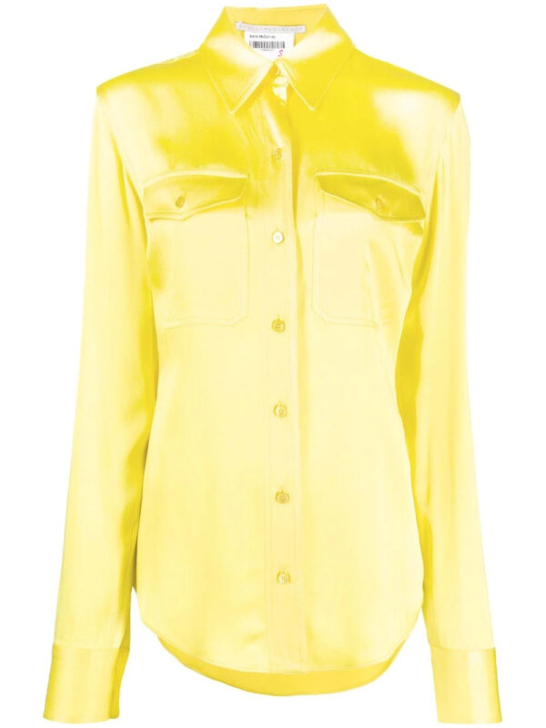 Stella McCartney  button-up satin shirt
