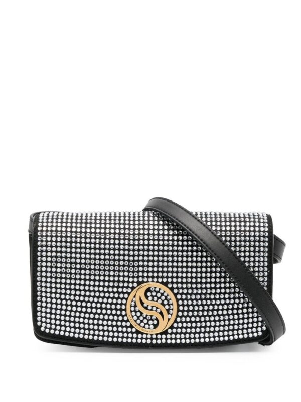 Stella McCartney S-Wave crystal-embellished crossbody bag