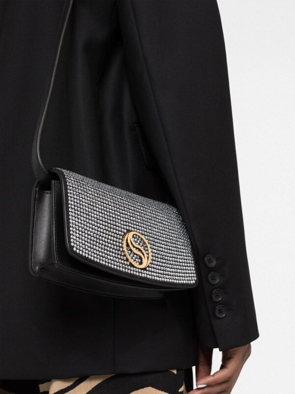 Stella McCartney S-Wave crystal-embellished crossbody bag - Image 3