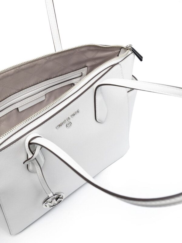 Michael Michael Kors logo-plaque leather tote bag - Image 5
