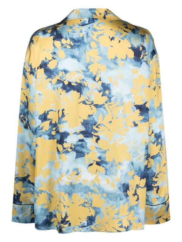 Off-White  RMD flower-print V-neck shirt - Image 2