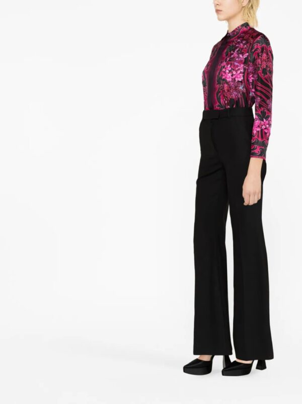 Versace  floral-print silk shirt - Image 4
