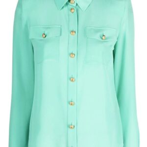 Balmain  silk long-sleeve shirt