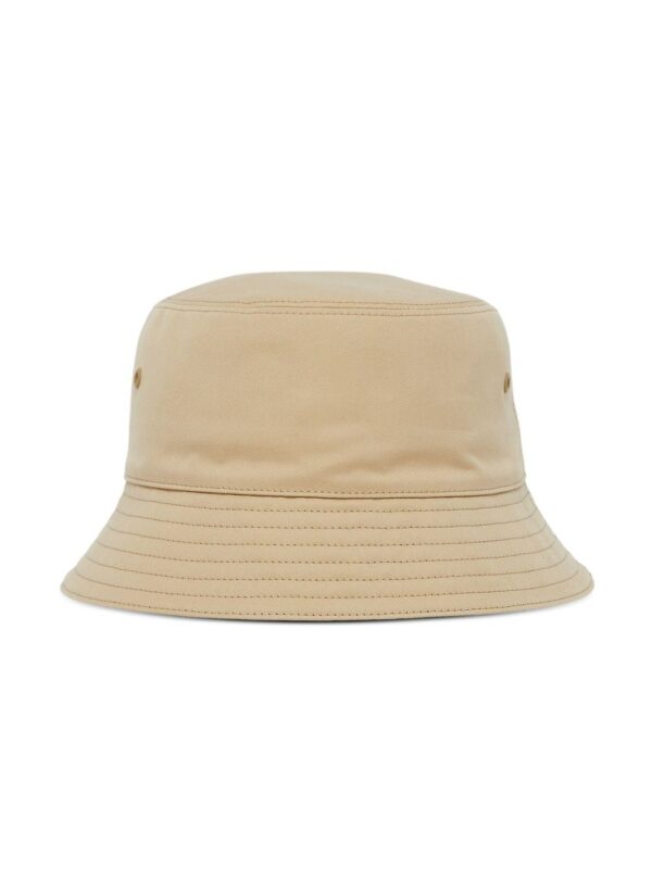 Burberry logo-embroidered gabardine bucket hat - Image 2