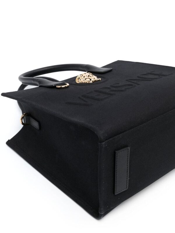 Versace small La Medusa canvas tote bag - Image 5