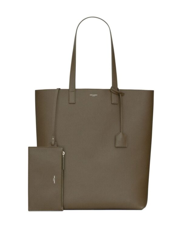 Saint Laurent logo-stamp tote bag - Image 5