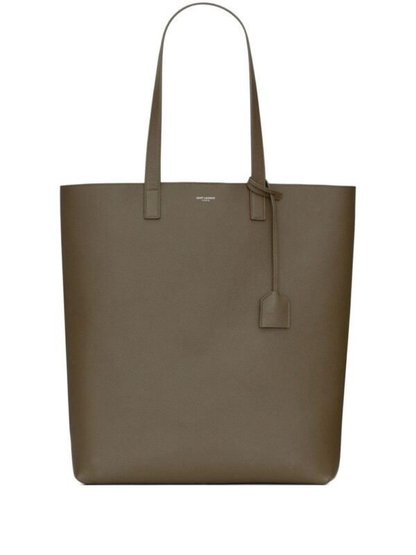 Saint Laurent logo-stamp tote bag