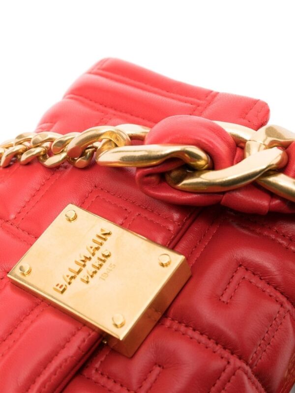 Balmain logo-detail leather crossbody bag - Image 4