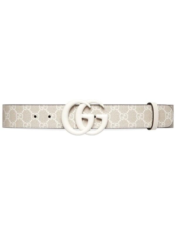 Gucci  monogram-pattern leather belt