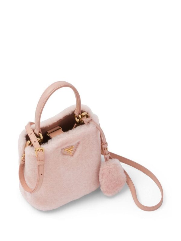 Prada Panier shearling mini bag - Image 4