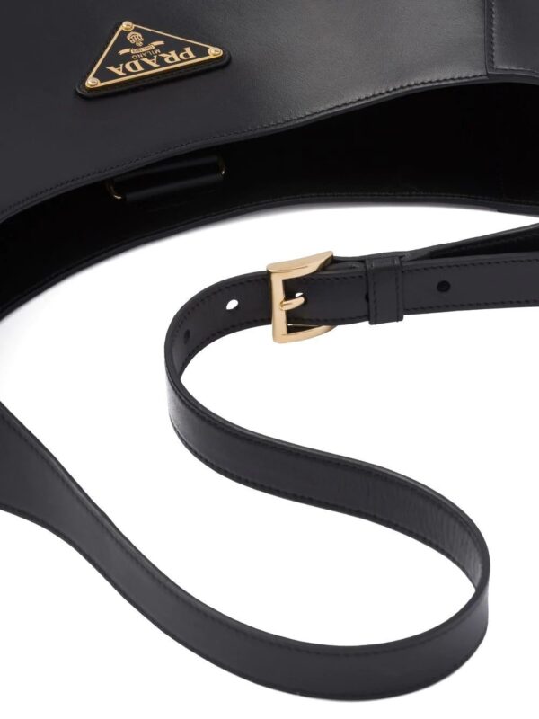 Prada  triangle logo leather shoulder bag - Image 5