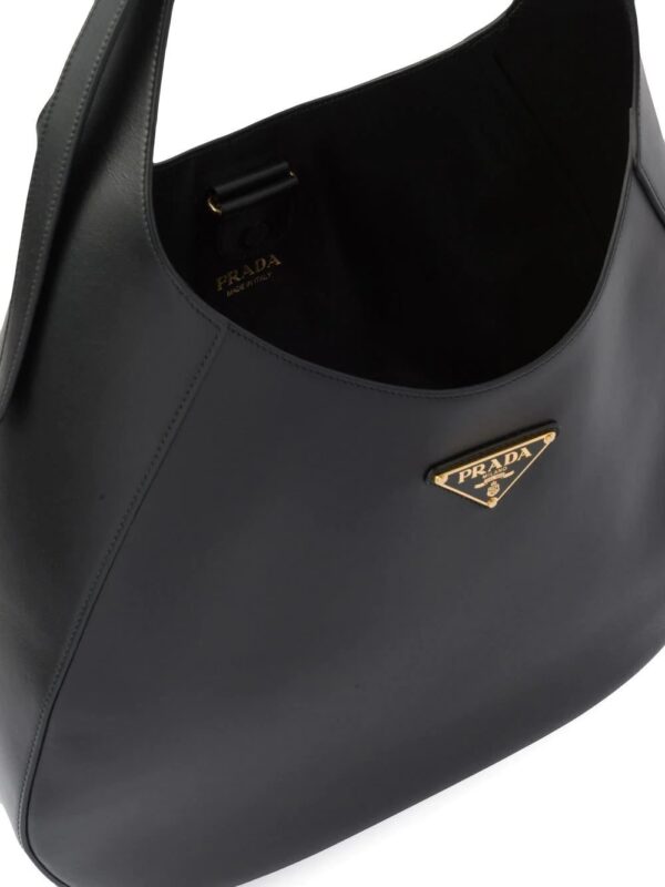 Prada  triangle logo leather shoulder bag - Image 4