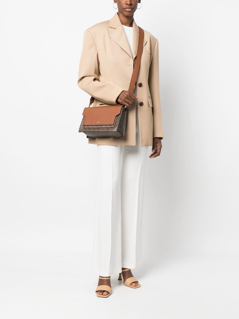 DKNY monogram-print crossbody bag - Image 2