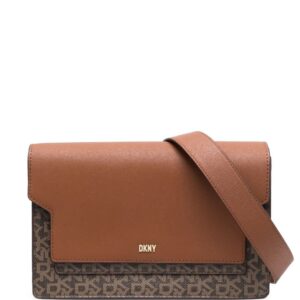 DKNY monogram-print crossbody bag