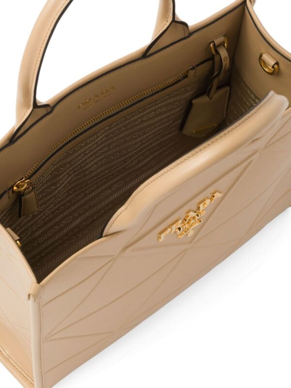 Prada small Symbole leather tote bag - Image 4