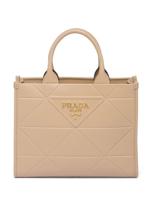 Prada small Symbole leather tote bag
