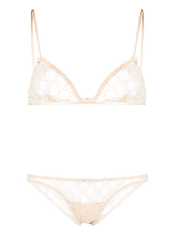 Gucci  GG-jacquard lingerie set